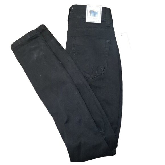 INDIGO Rein Mid Rise Ripped Ankle Skinny Jeans. Size Juniors 1. New With Tag $49 - Picture 3 of 5